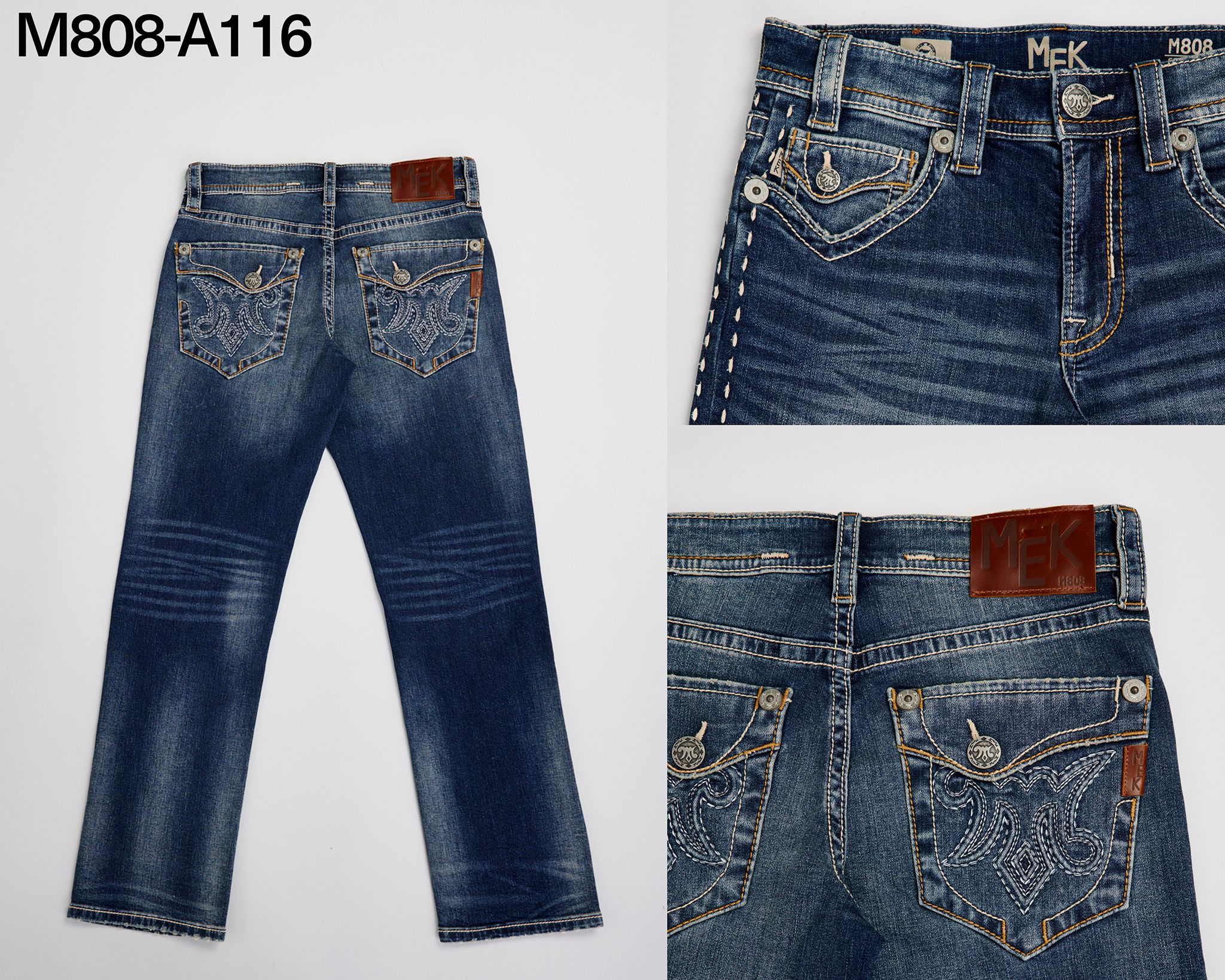 M808-A116R AUSTIN 116 STRAIGHT JEANS