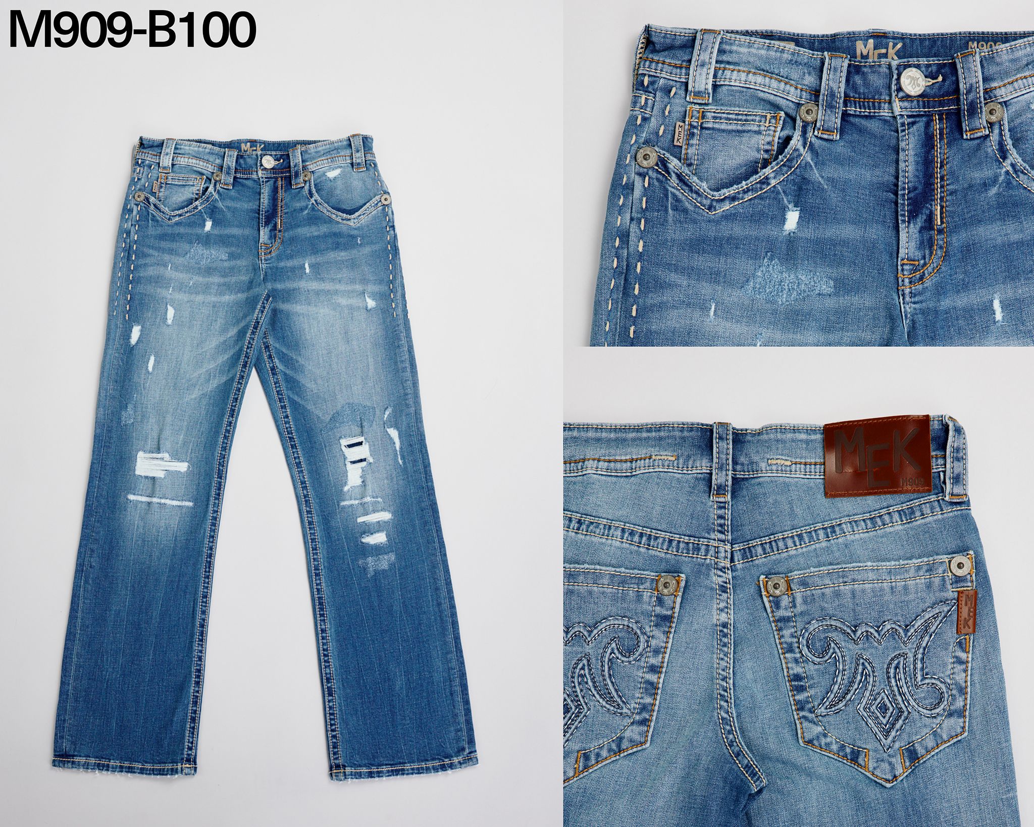 M909-B100R BRAD 100 BOOTCUT