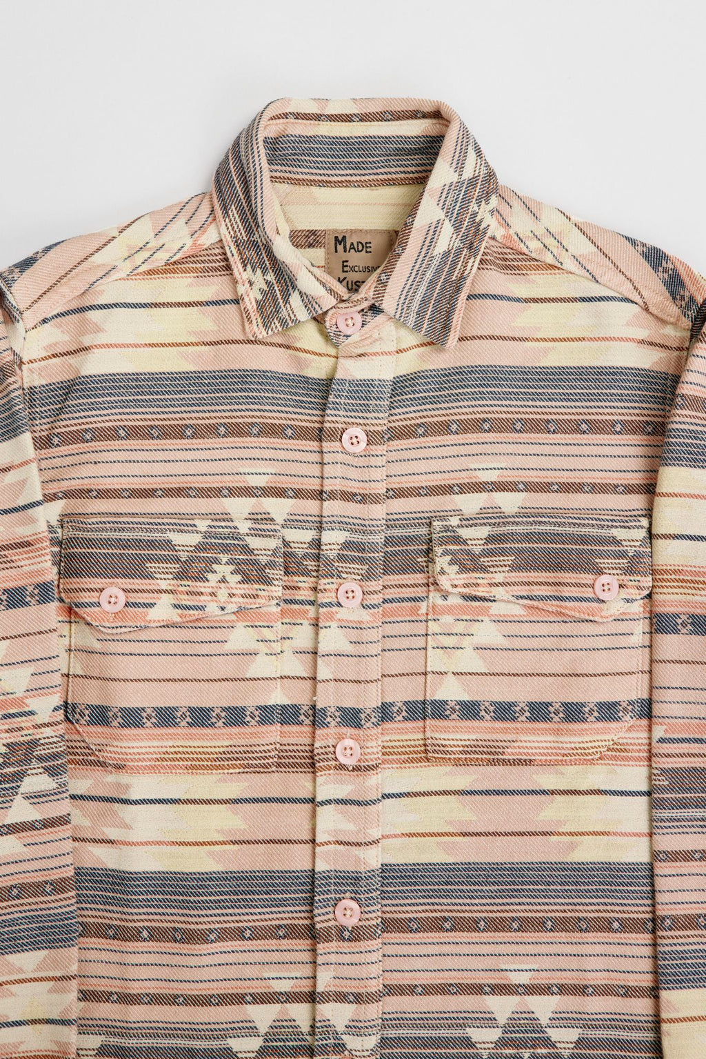 M205TL1002 KHAKI BUTTON DOWN SHIRTS