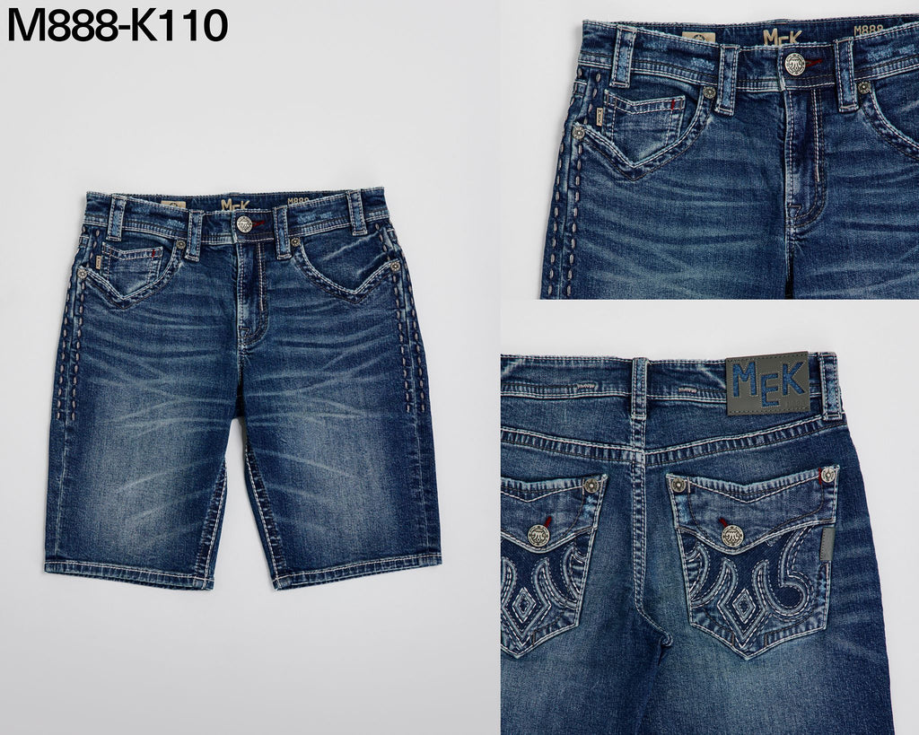 M888-K110 KRIS 110 DENIM SHORTS