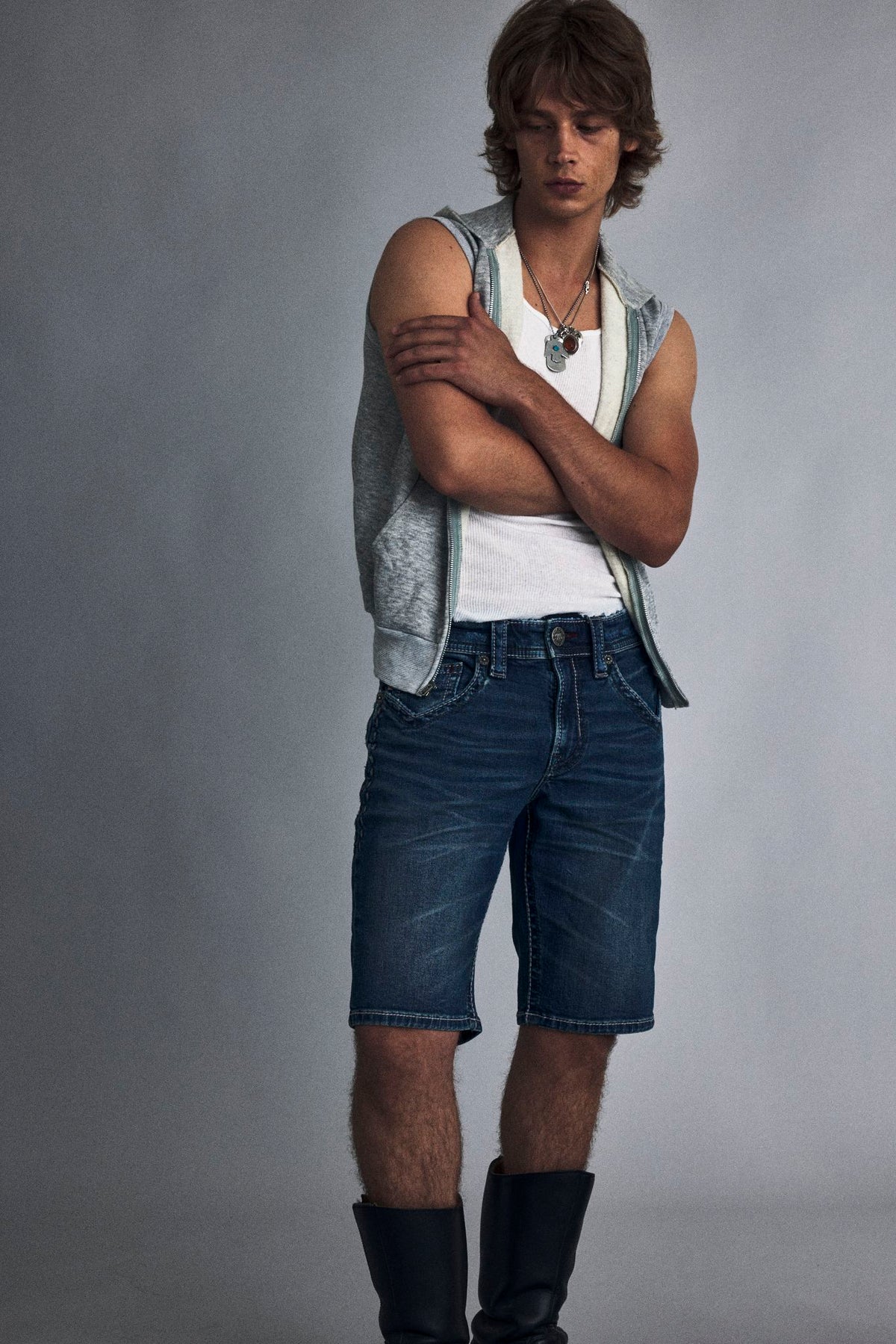 M888-K110 KRIS 110 DENIM SHORTS