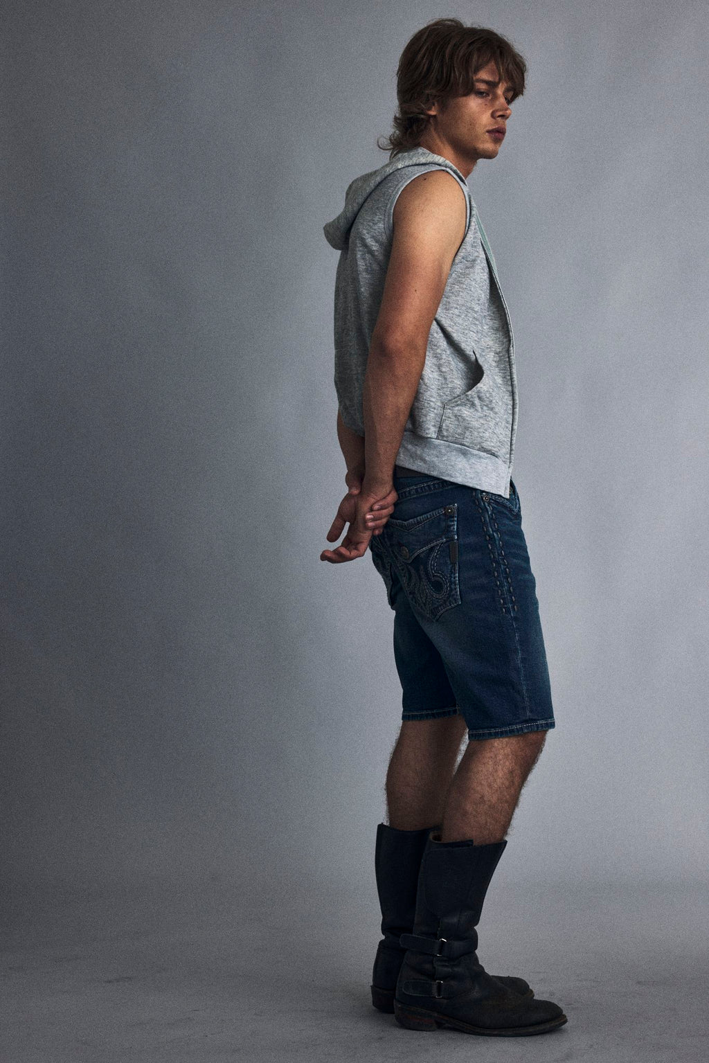 M888-K110 KRIS 110 DENIM SHORTS