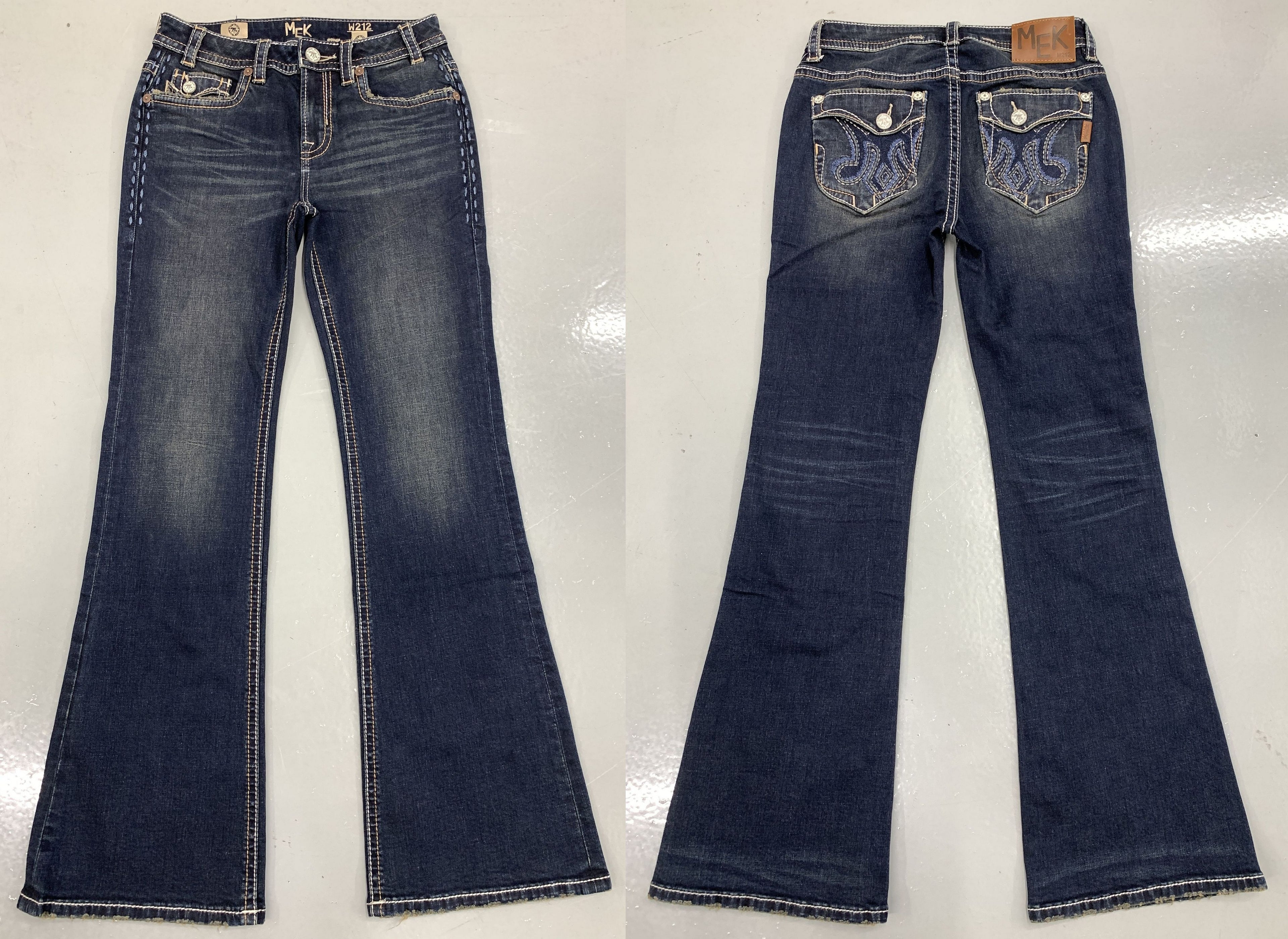 W212-M302R MEGAN 302 MID-RISE FLARE JEANS