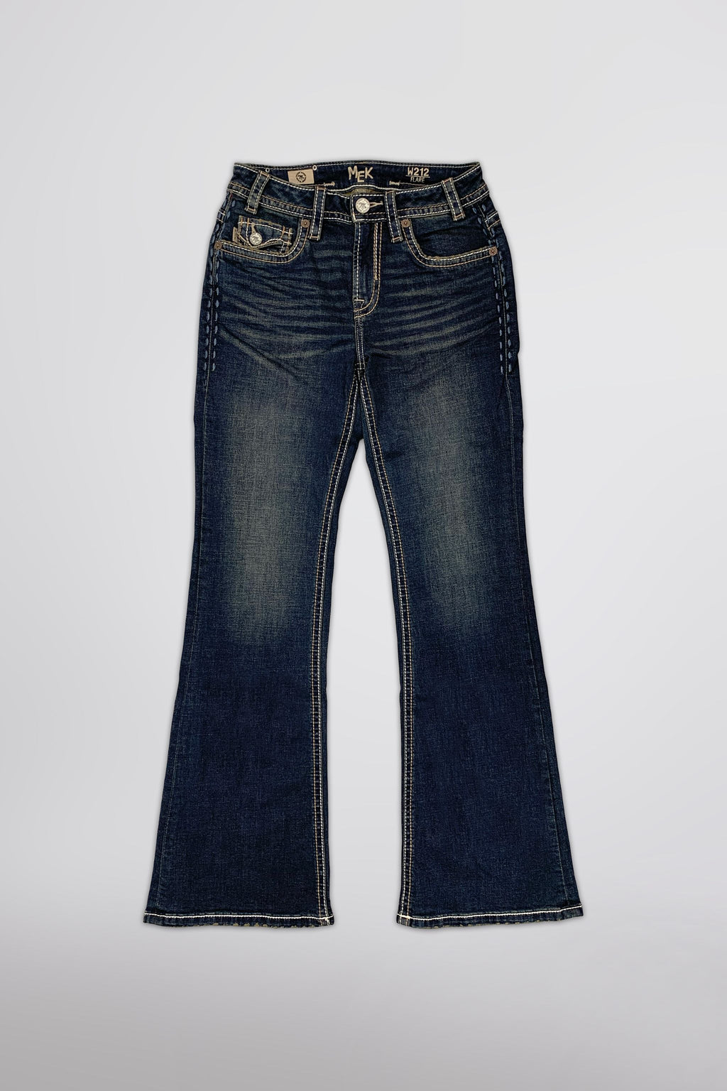 W212-M302R MEGAN 302 MID-RISE FLARE JEANS
