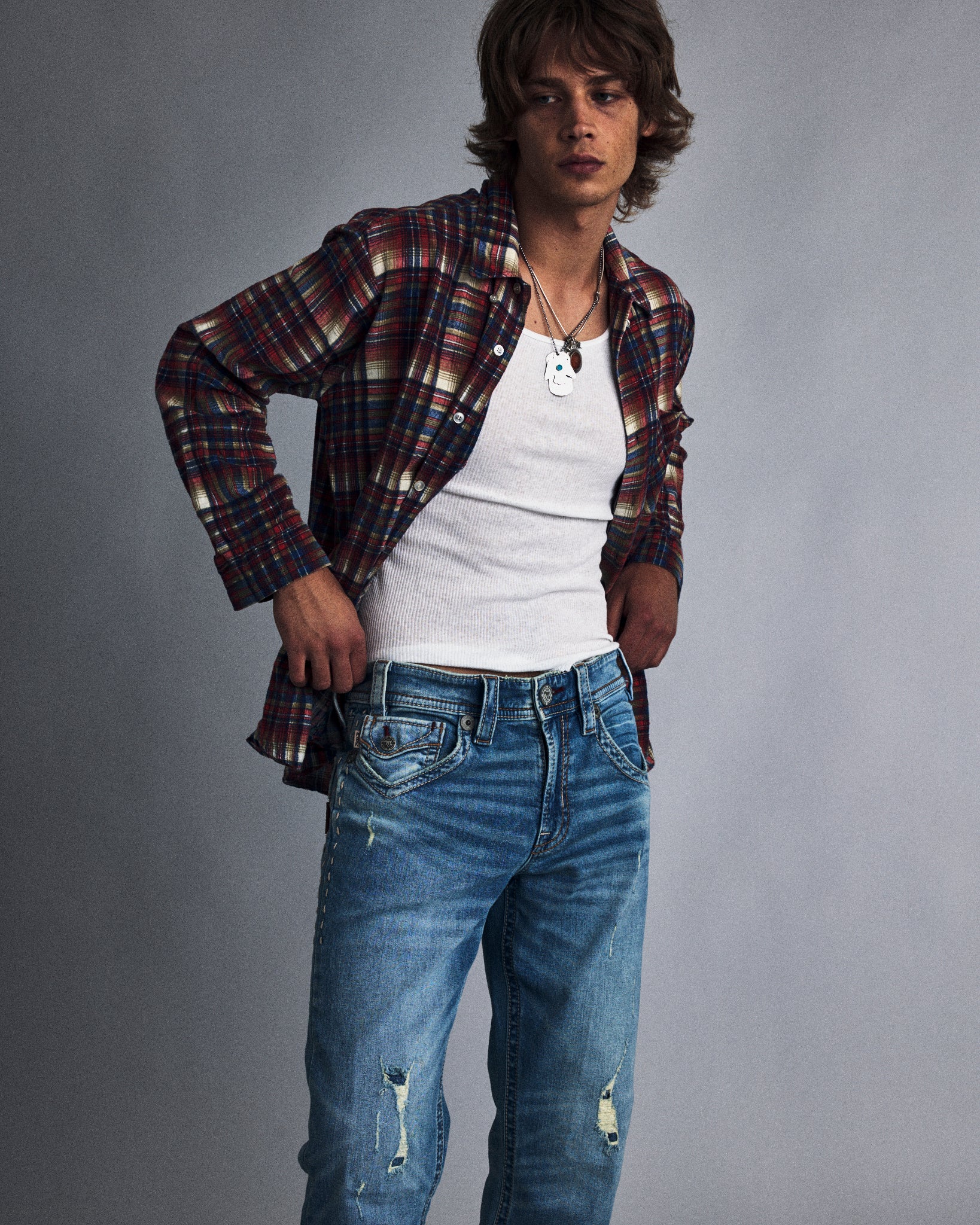 Austin Light Blue Straight Jeans