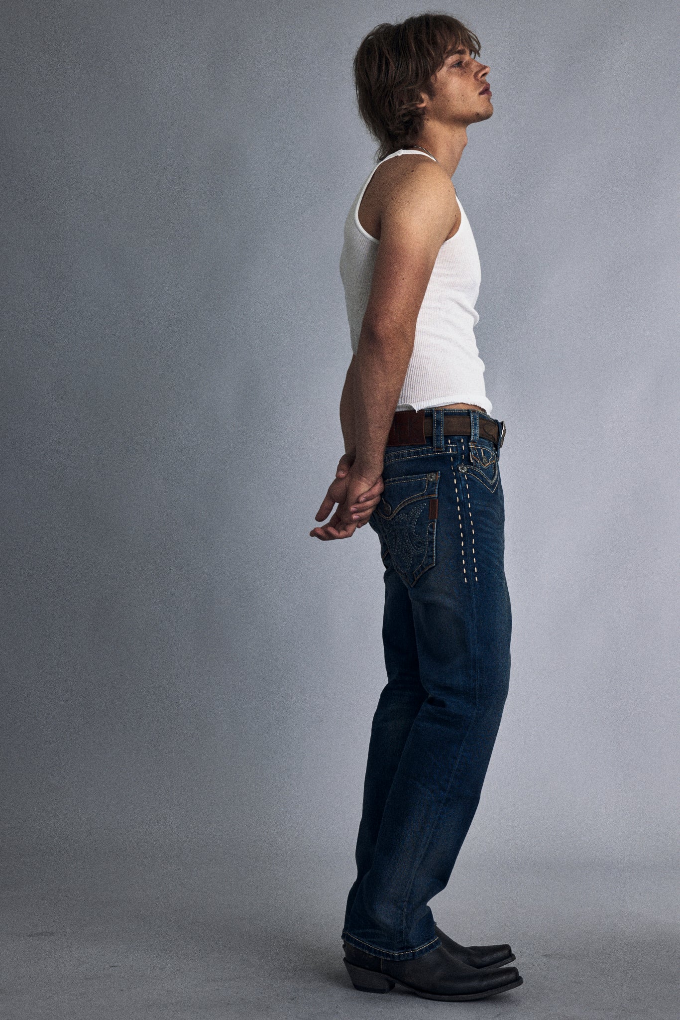 Austin Vintage Blue Straight Jeans