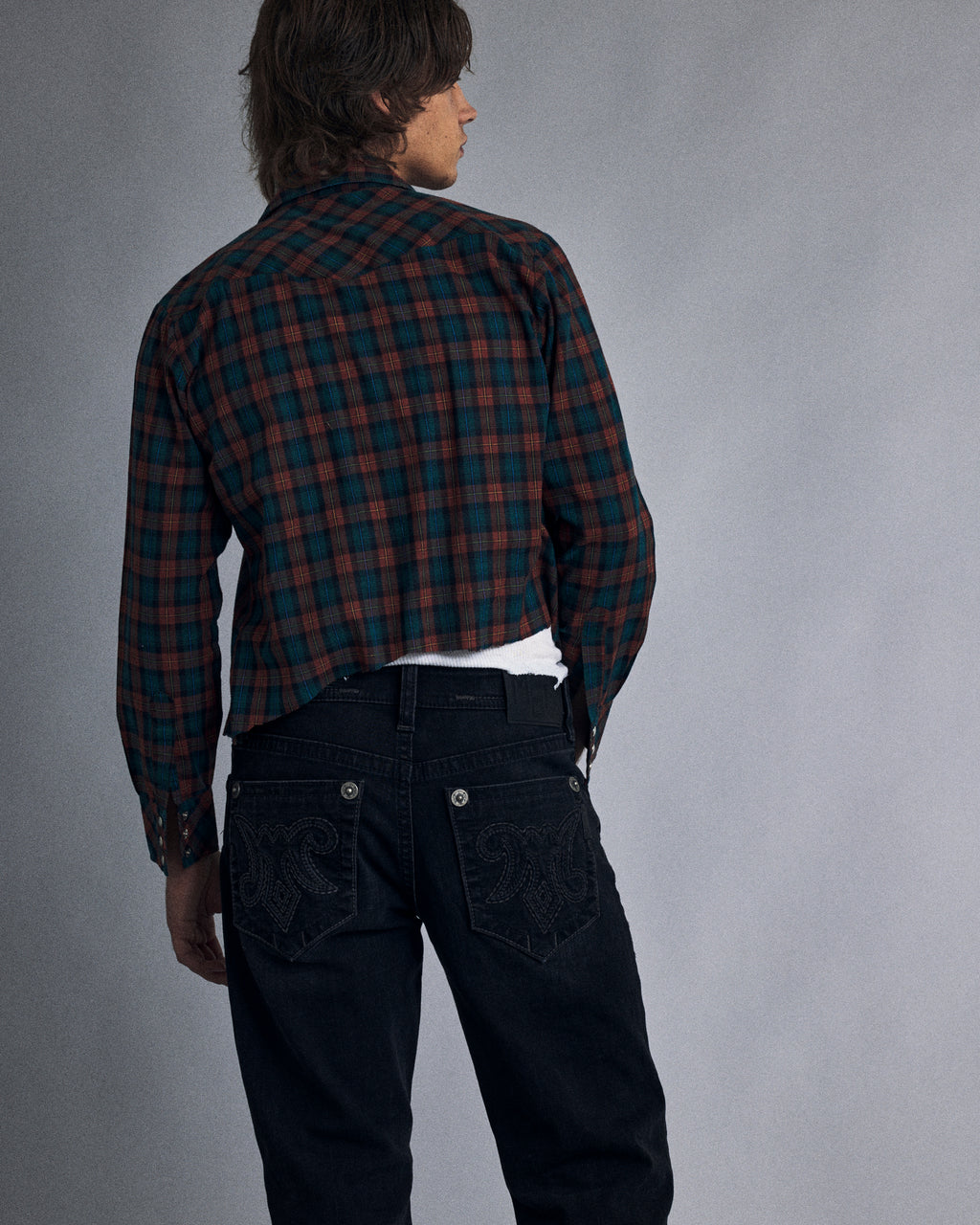 Brad Faded Black Straight Jeans