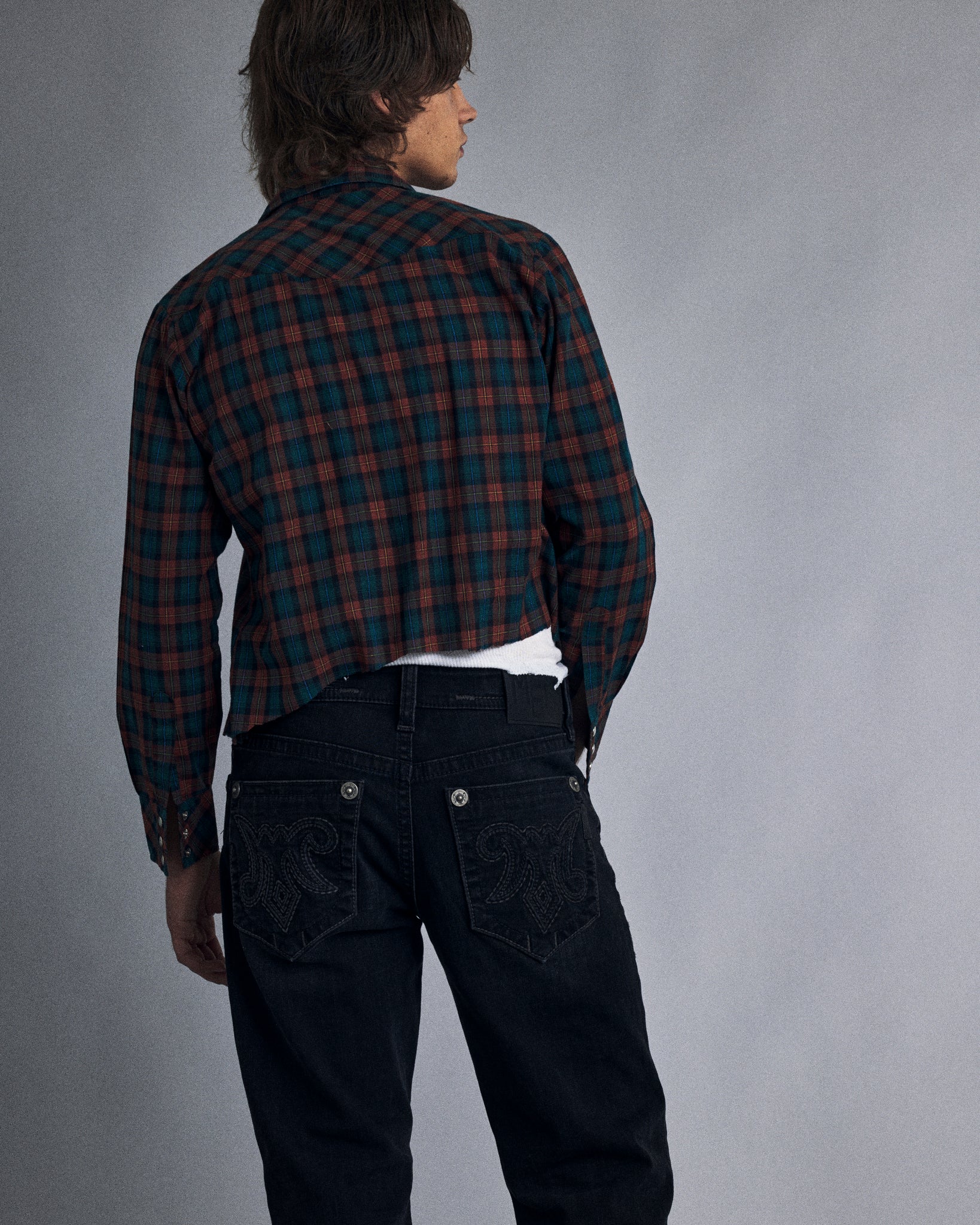 Brad Faded Black Straight Jeans