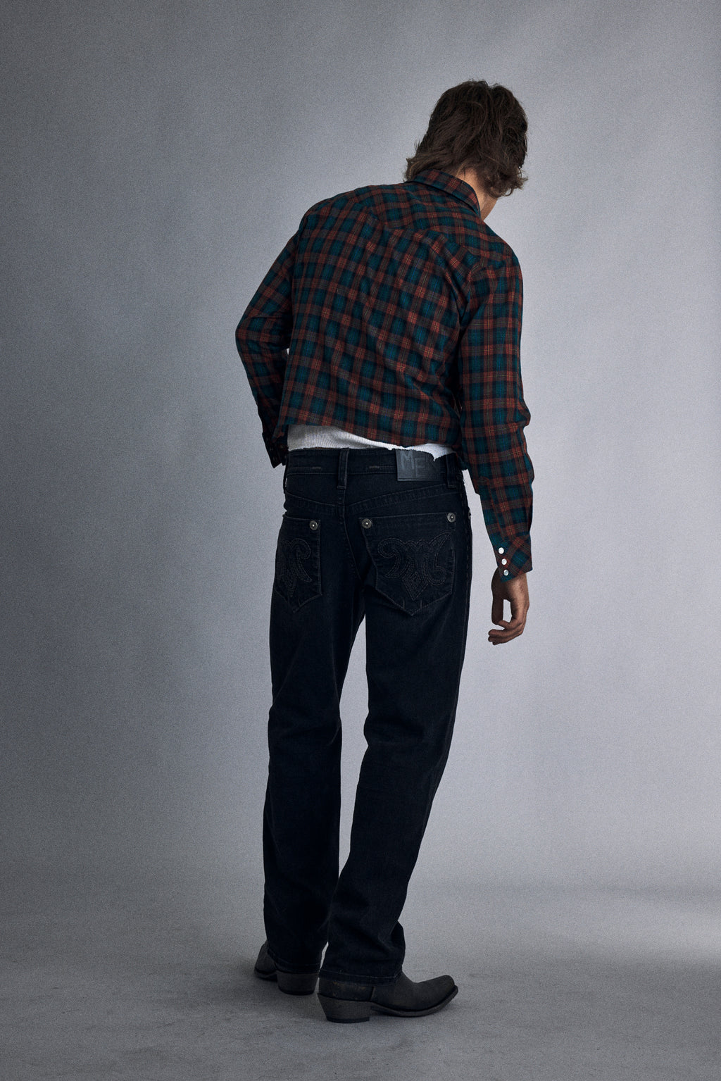 Brad Faded Black Straight Jeans