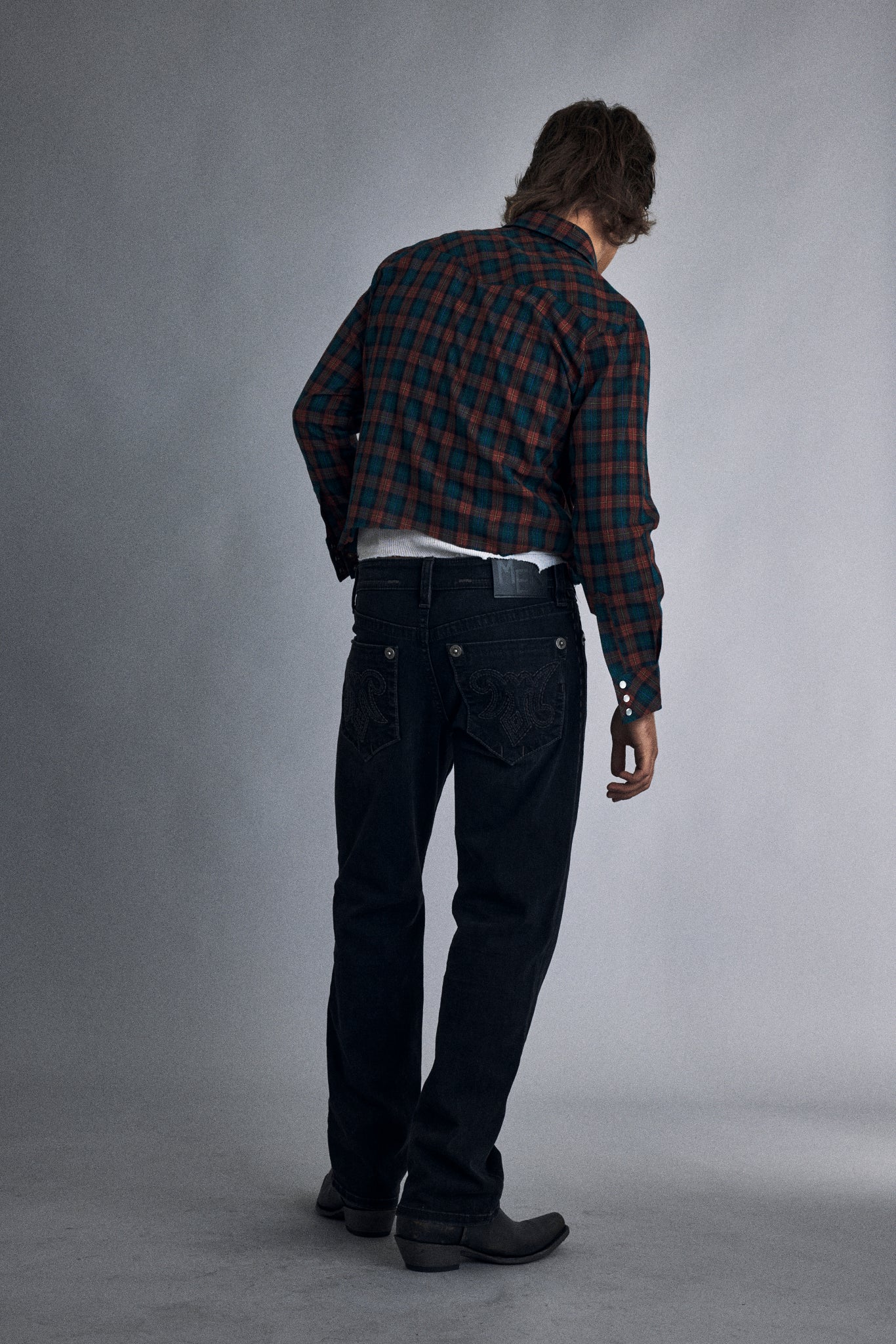 Brad Faded Black Straight Jeans