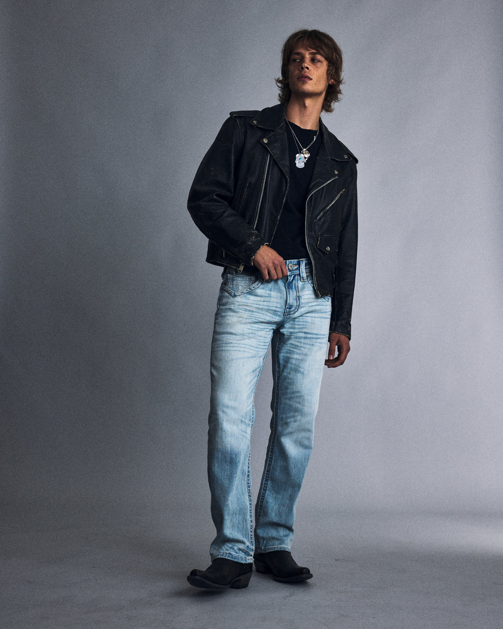 Kris Light Blue Straight Jeans