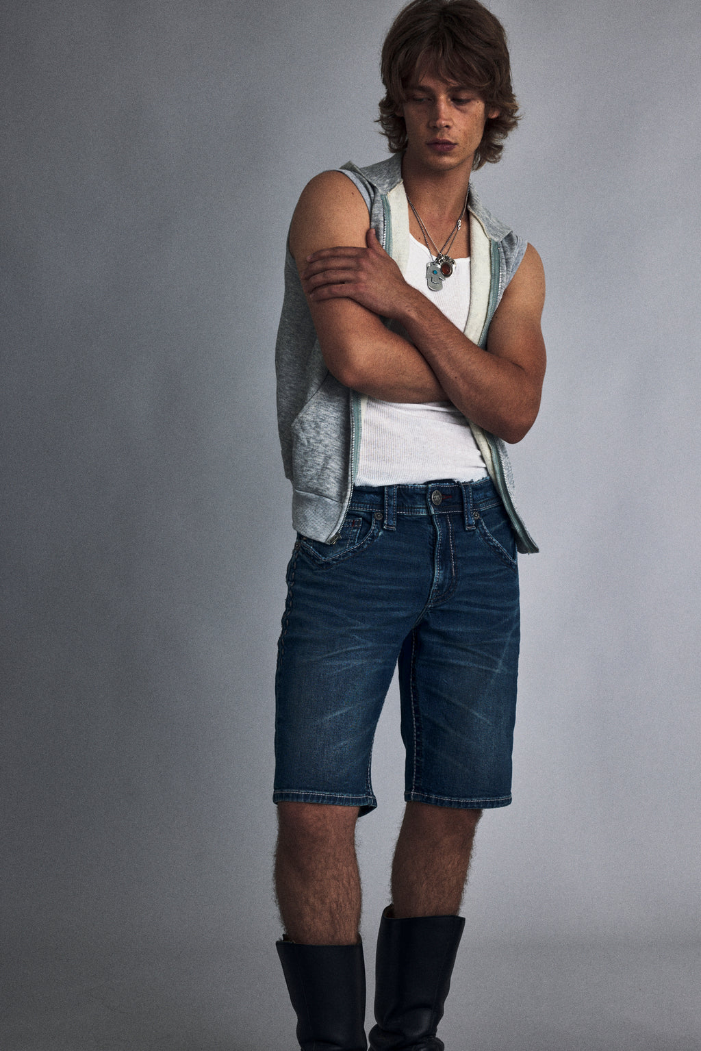 Kris Blue Denim Short