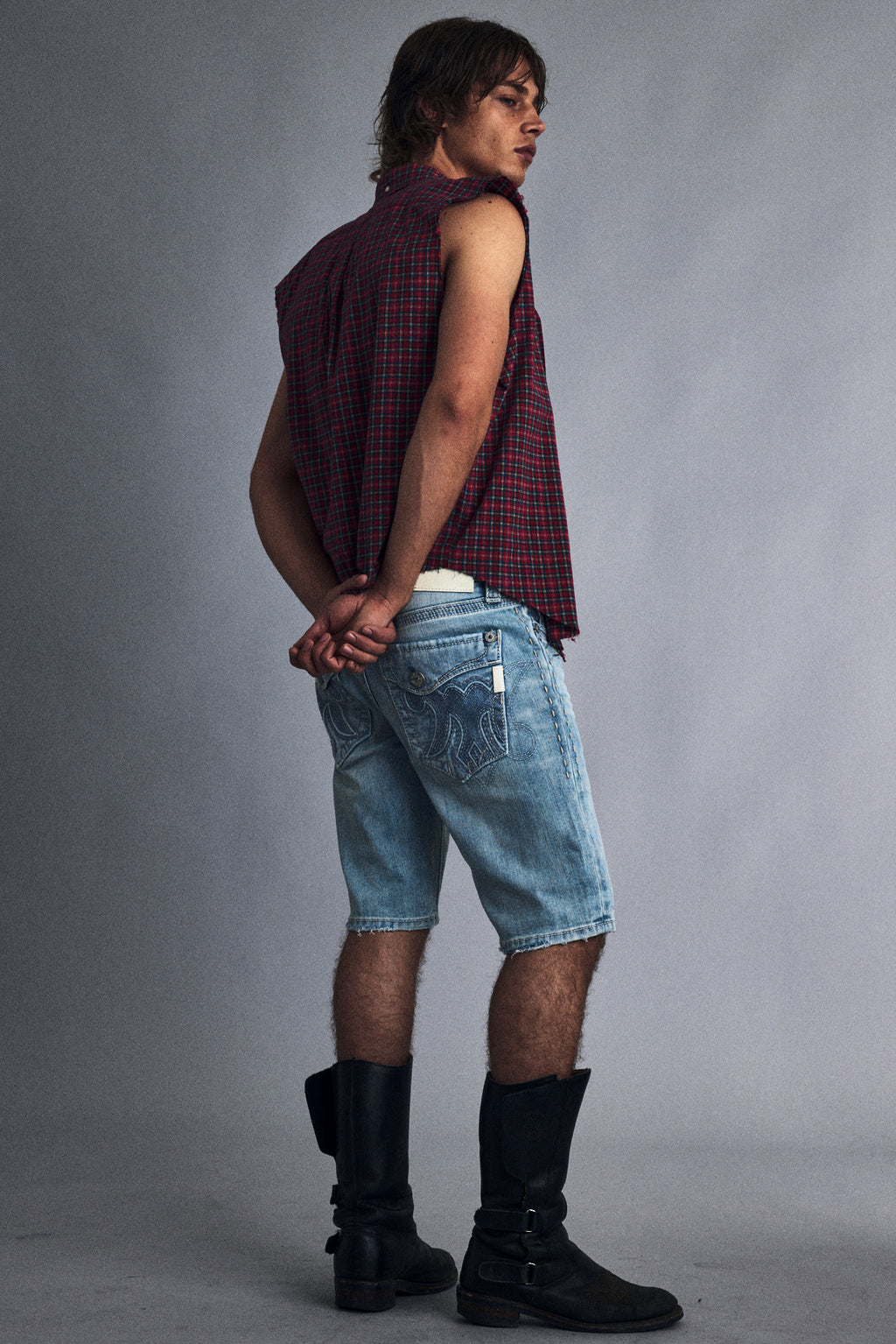 Noah Light Blue Denim Short