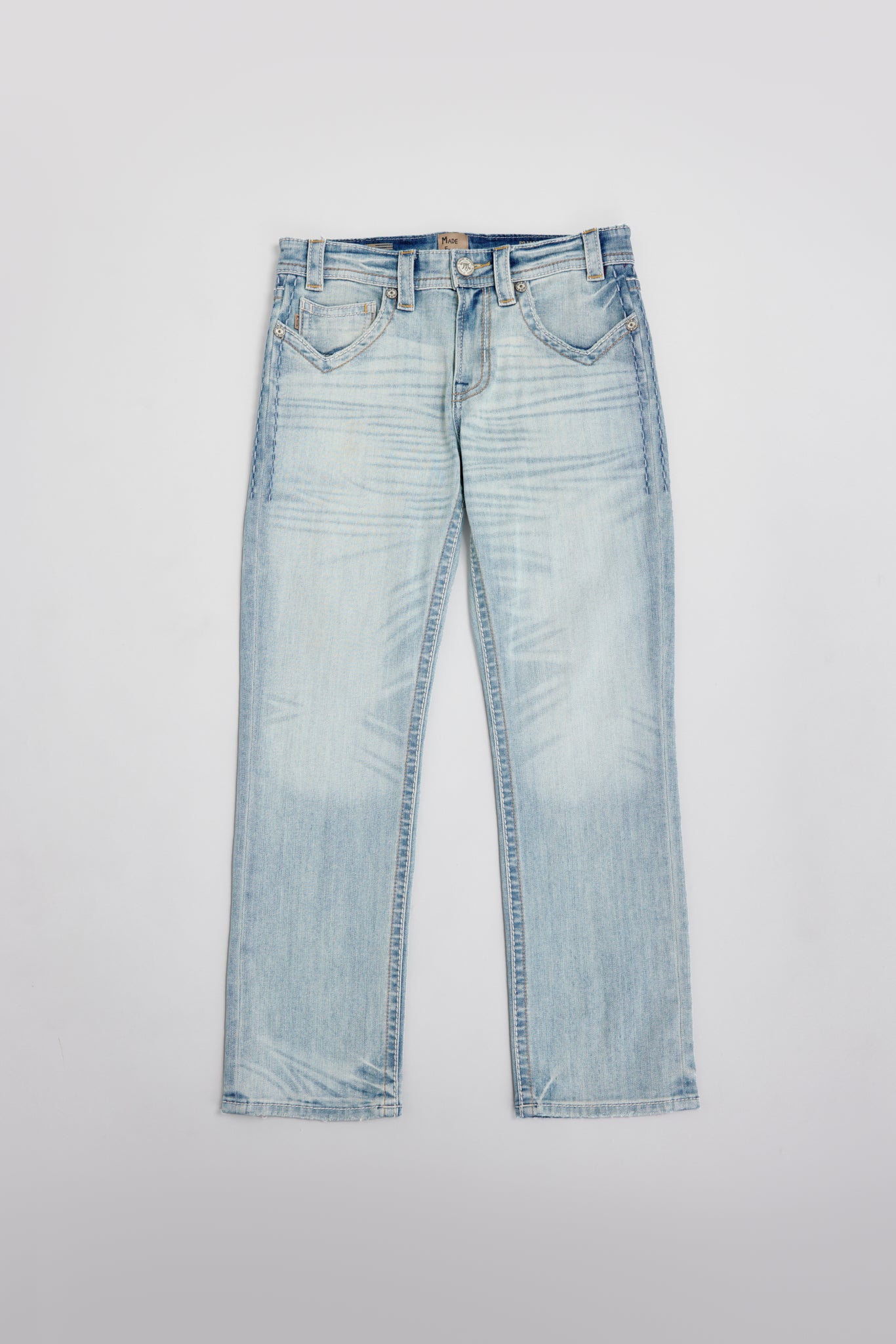Kris Light Blue Straight Jeans