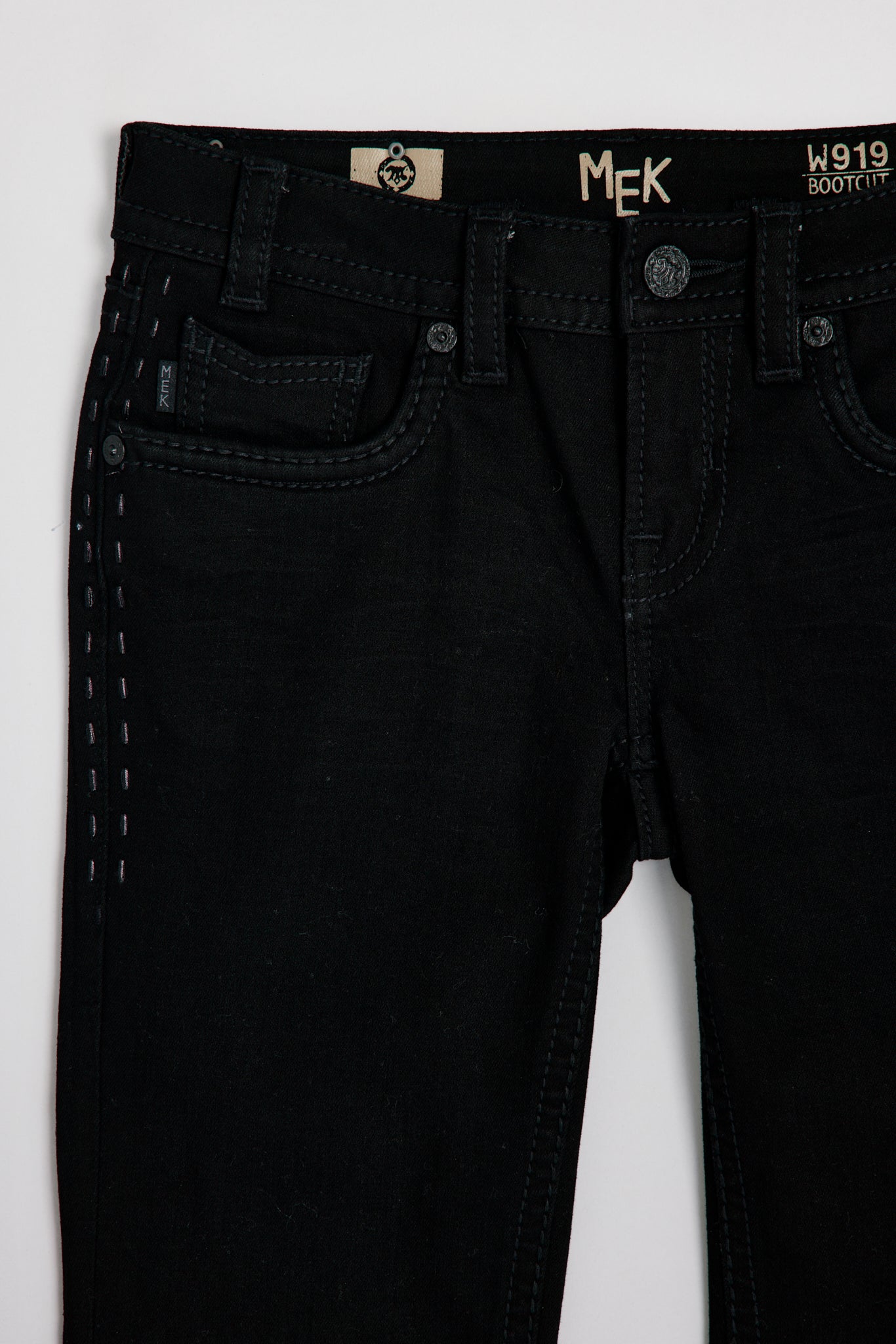 Kendall Black Low Rise Bootcut Jeans