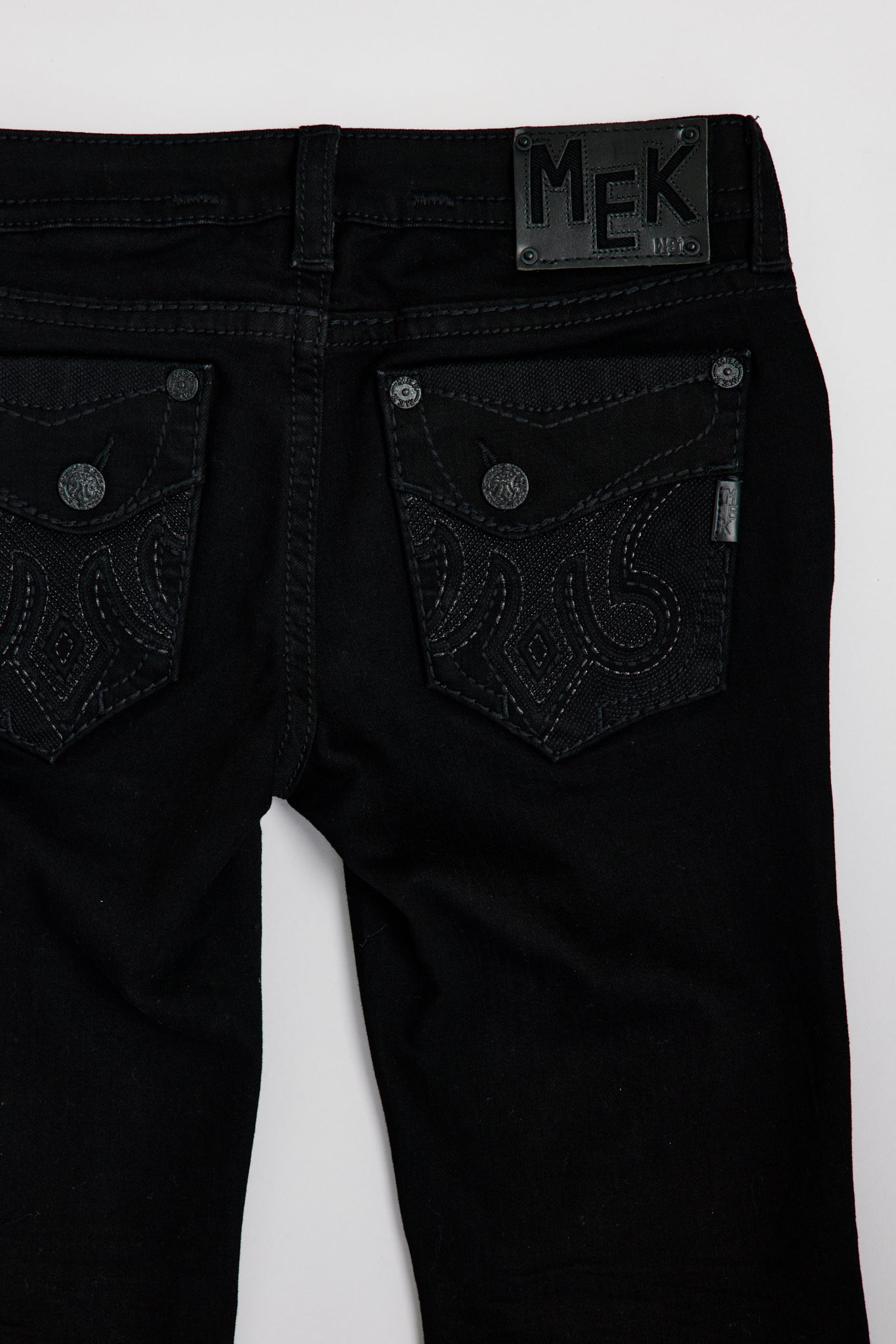 Kendall Black Low Rise Bootcut Jeans