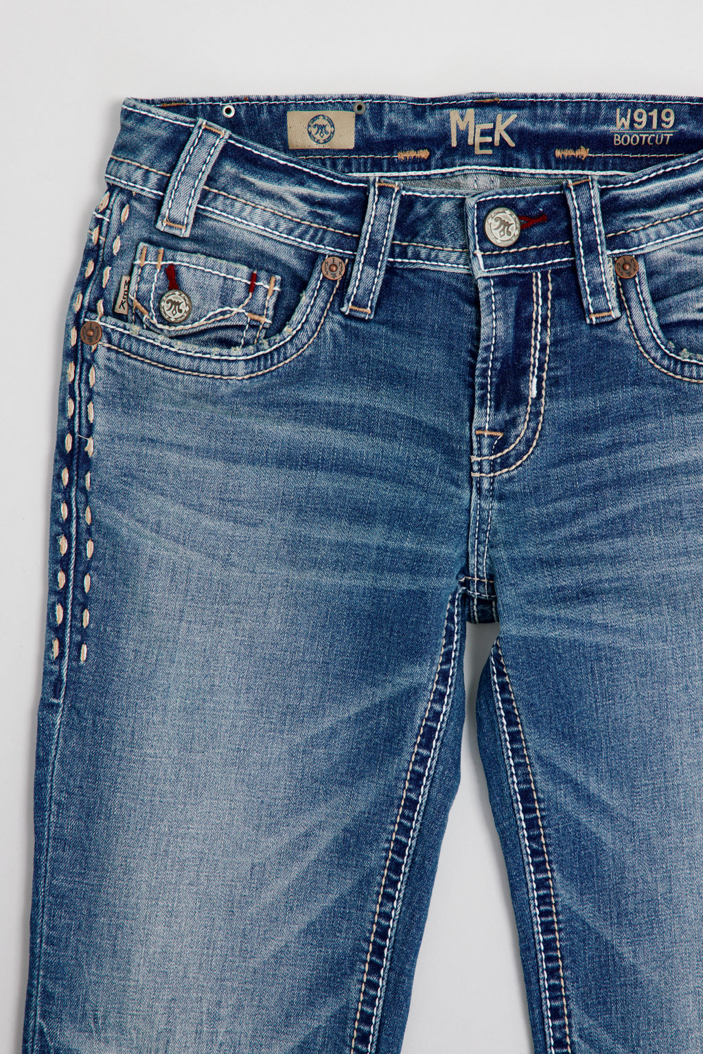 Megan Medium Blue Low Rise Bootcut Jeans