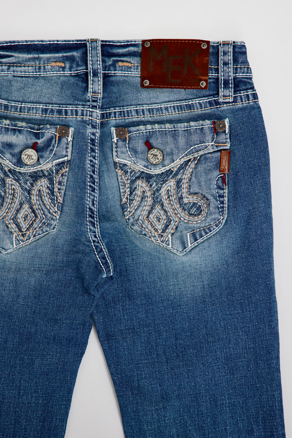 Megan Medium Blue Low Rise Bootcut Jeans